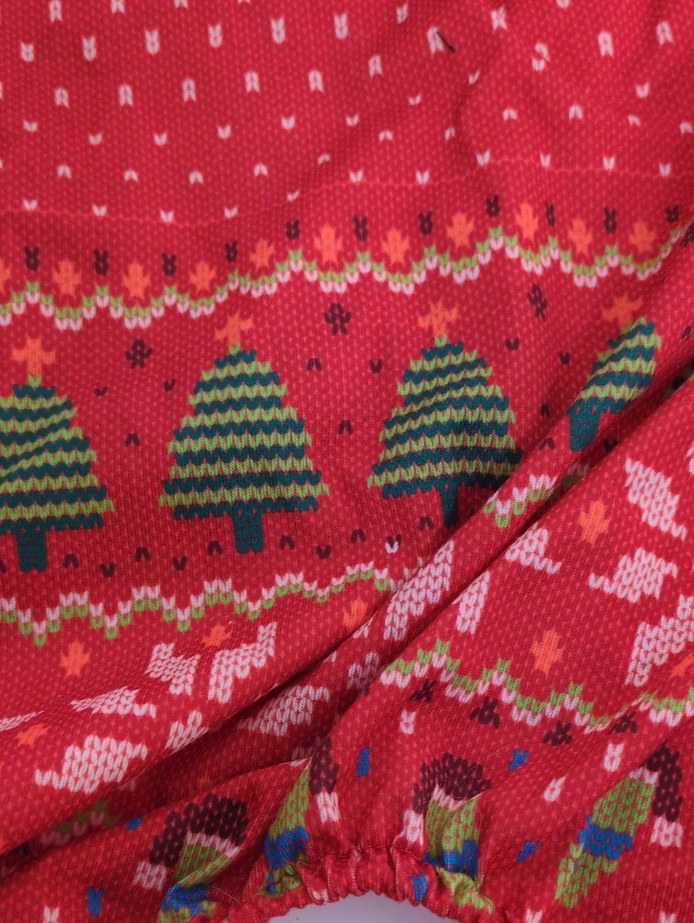NWT Merry Makings Extra Large Red Fair Isle Pickle Pet Pajamas Dog Jumpsuit